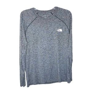 The North Face Heathered Grey Long Sleeve Baselayer Size Medium